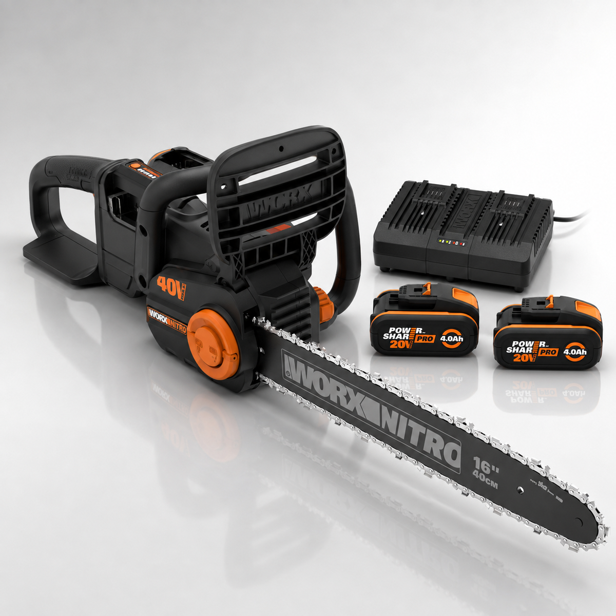 WORX NITRO Chainsaw 40cm Cordless 40V