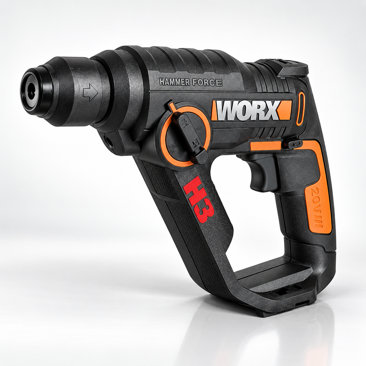 WORX H3 Compact Rotary Hammer Cordless 3-In-1 SDS 1.2J 20V
