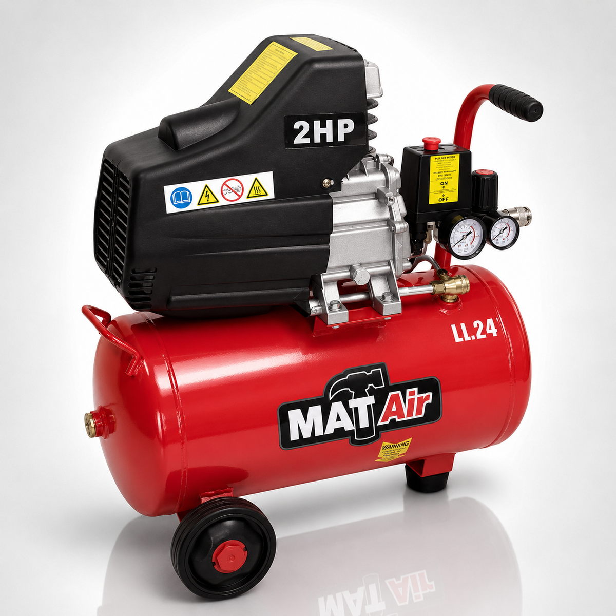 MatAir AIR2000 - Compressor 1.5KW/2HP 24L 220V DD