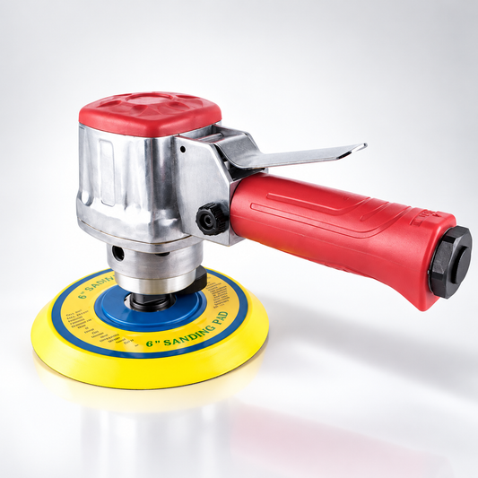 AirCraft AT0010 Pneumatic Dual Action Sander 150mm 6-Hole Vacuum Pad
