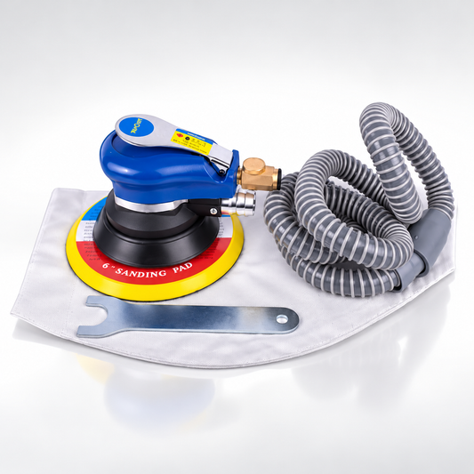 AirCraft AT0011 Pneumatic Orbital Sander 150mm with Dust Extraction