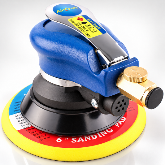 AirCraft AT0014 Pneumatic Orbital Palm Sander 150mm