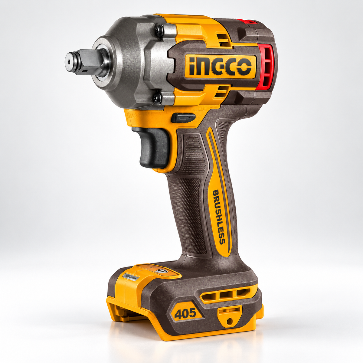 INGCO CIWLI2045 20V Brushless Cordless Impact Wrench 1/2" 405Nm | Kit