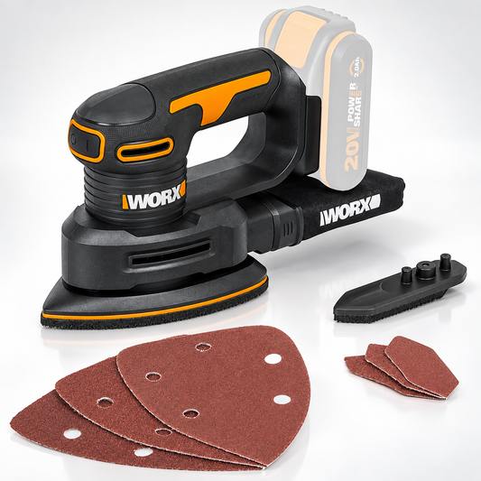 WORX Mouse / Detail Sander Cordless 12000 OPM 20V